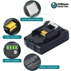 New 2pack For Makita 18volt 18v Lxt 3 0ah Li-ion Battery Bl1860b Bl1850b Bl1840b