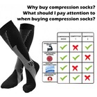 Us-medical Compression Socks Support Stockings Travel Flight Socks  20-30 Mmhg 