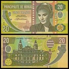         monaco Series 20-50-100-200-500 Francs Grace Kelly Private Issue 2016-9   unc