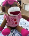   dan Dee Collectors Choice Sock Monkey Plush Stuffed Animal Xoxo   Collectible