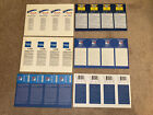 New York Rangers Stanley Cup Final Finals Ticket Stub Sheet Lot Unused 6 Diff Yr