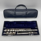 Yamaha Yfl-31 Sterling Silver Flute With Hard Case   Bag Head Tube Flute Japan