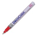 Decocolor  Paint Marker  Red Ink  Fine Point  Opaque Marker  Permanent  Gloss