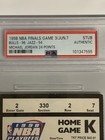 Michael Jordan Chicago Bulls 1998 Nba Finals Game 3 Ticket Stub  - Psa Authentic
