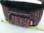 Skip Hop Skidaddle Stroller Organizer Brown Striped Chevron Zip-off Pouch