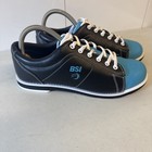 Bsi Women s Classic Bowling Shoes Black   Teal Blue Size 8 Us Lace Up