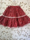 Red Bandana Print Square Dance Outfit  Free Shipping 