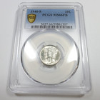 1940 S Pcgs Ms66 Fb Full Bands - Silver Mercury Dime 10c Us Coin  56197a
