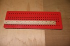 Vintage Erector Meccano Red Plate 236 Flanged Box Lid 13    X 4    Original Rare