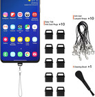 10x Usb C Anti Dust Plug  Phone Usb Type C Dustproof Cover Protector Usb Port Co