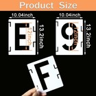 12 Inch Letter Stencils Symbol Numbers Craft Stencils  42 Pcs 12 Inch 