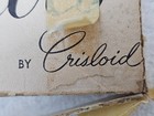 Vtg Crisloid    star-brite    Dominoes Green Bakelite Catalin Complete W  Box   Rule