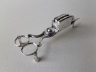 Early Antique English Silver Plate Candle Snuffer Scissors