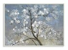  Flower Tree Blooms Blue Painting 10 X 15  Design By 15l  X 10w  Wall Plaque