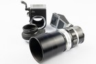 Leitz Leica 200 Mm Telyt F4 5 W visoflex Ii And 2 Viewfinders And Caps And Box