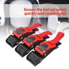 3x Replacement Motorcycle Bike Helmet Quick Release Clip Chin Strap Pull Buckle 
