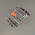 Lot Of 12 Pcs Star Wars Lightsaber Gun Accessory For 3 75   Action Fiugre Toy  z
