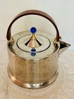 Bodum Ottoni Stainless Steel Tea Kettle Wood Handle 1980s Vtg Rare