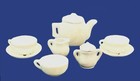 Vtg Little  made In Japan  10-pc Mini Tea Set Child   Pig dog Motif Lusterware