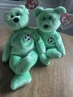 Ty Beanie Baby Kicks The Soccer Bear Push Toy Kicks X 2 Nwt Vintage