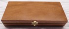 Wood Display Box With Latch And Red Foam Inserts