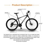 Foraker 300 Mountain Bike Bicycle  Aluminum Frame 21-speed Disc Brakes Black  