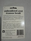 Vtg Souvenir Of du Quebec Canada Crest Emblem Sew iron On Patch Nwt