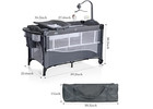 Angelbliss Portable Baby Bedside Bassinet Sleeper Rocking Portable Open Box