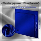 40 Pcs Mens Pocket Squares  Assorted Solid Color  12x12  Suit Handkerchief
