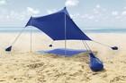 Beach Tents Portable Sun Shade Canopy Upf 50  Outdoor Sun Shelter With Sandbag