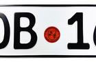 Vw Wolfsburg Red Export German License Plate By Z Plates Wtih Unique Number New