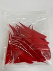 50 Pack Trueflight 5  Inch Archery Feathers Right Wing Parabolic Cut Red New
