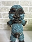 Vintage African Tribal Art Fetish Maternity Statue Old Carved Figure
