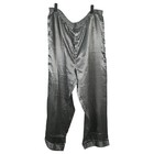 Robert Louis Silk Blend Black Geometric Long Sleeve Pants Pajama Set Men s Xl
