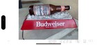 Vintage  rare   budweiser King O Beer Plastic Billiard Pool Table Ice Bottle Sign