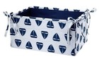 Nautica Kids Separates Sailboats rope Print Nursery Storage  Navy white