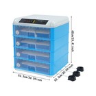 240 Egg Incubator Automatic Turner  Digital Led Display W temp Humidity Control