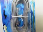 Grey Phone Line 15 Ft Phone Telephone Extension Cord Cable Wall To Phone Home 