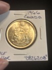 1966 Canada 50 Cents Canadian Silver Half Dollar    0826208    50c
