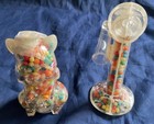 Vintage 1950s Rosbro Rosen Telephone Candy Container   Pig Toy Plastic Rare