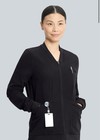 Medelita Women s Savannah 5-pocket Scrub Jacket Black S New Free Shipping