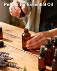 35 Pack 4oz Amber Glass Spray Bottles - Perfect For Essential Oils   Diy Project