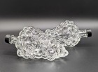 Vintage Grape Cluster Clear Glass Bottles Wine Decanter Oil   Vinegar Bottles