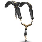 Pogolab Adjustable Saxophone Shoulder Strap Leather Sax Neck Strap 360    Hook