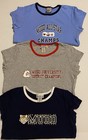 Vintage Y2k Lot 3 Mudd T-shirt Xl Juniors Baby Tee Slim Fit Ringer Collar Cotton