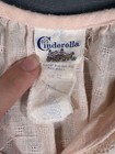 Vintage Cinderella Dress Size 12 Pink Lace Prairie Cottagecore Puff Sleeve Usa