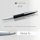 Cross Black Gel Ink Rolling Ball Pen Refill Gift Pack 1 Count Writing Instrument