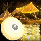 4-in-1 Portable Camping String Lights Usb Rechargeable 33ft Led Tent Light Usa