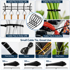 100 Pcs Black Nylon Zip Ties Cable Wire Ties Self Locking Heavy Duty 4 6 8 