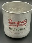 Thompson   s Double Malted Malted Milk Aluminum Container Soda Fountain